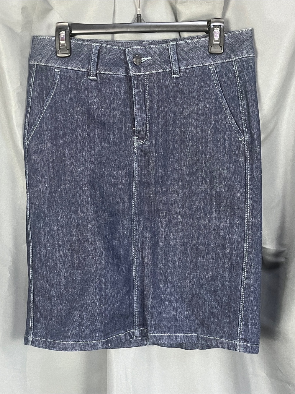 Liz Claiborne Dark Indigo Denim Pencil Skirt